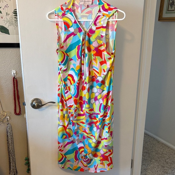 Philosophy Dresses & Skirts - Philosophy Vibrant Multicolor Sleeveless Dress